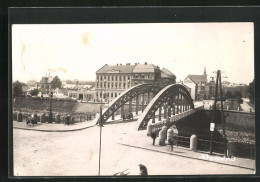 AK Kromeriz, Strassenpartie Mit Brücke  - Czech Republic