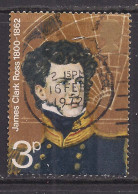 GB 1972 QE2 3p British Polar Explorers Used SG 897 ( B485 ) - Used Stamps