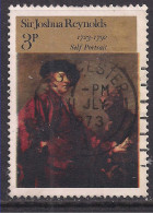GB 1973 QE2 3p British Paintings Used SG 931 ( D9 ) - Usados