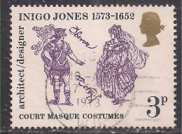 GB 1973 QE2 3p Indigo Jones Used SG 935 ( D157 ) - Used Stamps