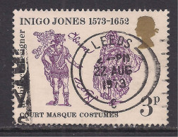 GB 1973 QE2 3p Indigo Jones Used SG 935 ( D141 ) - Oblitérés