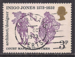 GB 1973 QE2 3p Indigo Jones Used SG 935 ( D316 ) - Used Stamps
