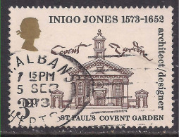 GB 1973 QE2 3p Indigo Jones Used SG 936 ( D418 ) - Usados