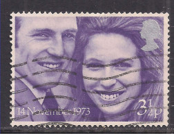 GB 1973 QE2 3 1/2p Royal Wedding Used SG 941 ( D726 ) - Used Stamps
