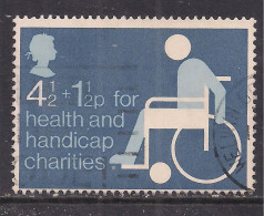 GB 1975 QE2 4 1/2p Health & Handicap Fund Used SG 970 ( D1268 ) - Used Stamps