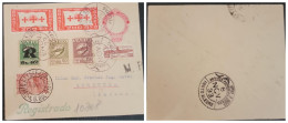 O) 1933 BRAZIL,  PELOTAS, VARIG - AIRLINE, FLAG OF  THE RACE, SAILLING OF COLUMBUS FROM PALOS - SPAIN,  RIBEIRO DE BARRO - Autres & Non Classés