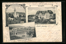 AK Lorch /Württbg., Kloster, Genesungsheim, Schulhaus Mit Kriegerdenkmal  - Lorch