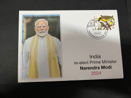 7-6-2024 (29) India Re-elect Prime Minister Narendra Modi (2024) OZ Stamp - Other & Unclassified