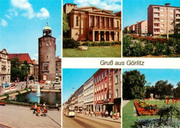 73910599 Goerlitz__Sachsen Marienplatz Mit Frauenturm Gerhart Hauptmann Theater  - Goerlitz