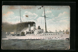 AK Kriegsschiff S. M. S. Eber, Kanonenboot Der Tiger-Klasse  - Guerre