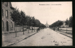 CPA Puiseaux, Avenue De La Gare  - Puiseaux