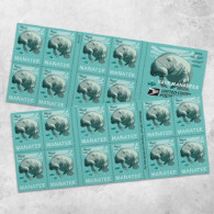 US 2024, Save Manatees Booklet Pane Of 20 Forever Stamp Scott # 5851 , VF MNH** - Nuevos