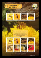 Isle Of Man 2024 Mih. 3131/38 Fauna. The Life Of Bees (M/S) (self-adhesive) MNH ** - Isla De Man