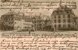 73803159 Saarbruecken Schlossplatz Mit Bismarckdenkmal Saarbruecken - Saarbruecken