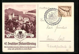 AK 42. Deutscher Philatelistentag Am 6.-7. Juni 1936  - Timbres (représentations)