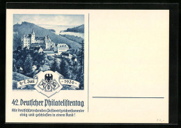 AK 42. Ausstellung Der Deutsche Philatelisten 6.-7. Juni 1936  - Timbres (représentations)