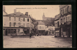 CPA Chateau-Renard, La Place De La Republique  - Other & Unclassified