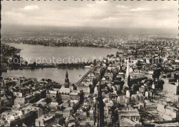 72227723 Hamburg Fliegeraufnahme Mit Alsterbecken Hamburg - Andere & Zonder Classificatie