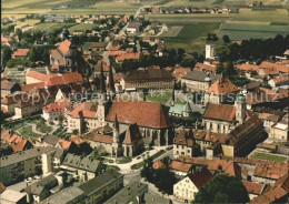 72227613 Altoetting Kapellplatz Basilika Wallfahrtsort Fliegeraufnahme Altoettin - Altoetting