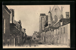 CPA Cléry, La Grande-Rue Et Notre-Dame  - Autres & Non Classés