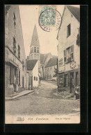 CPA Ferrières, Rue De L`Eglise, Vue De La Rue  - Other & Unclassified