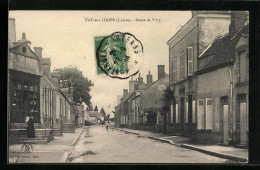 CPA Fay-aux-Loges, Route De Vitry  - Autres & Non Classés