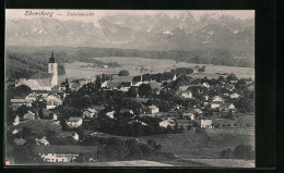 AK Ebersberg, Totalansicht Mit Kirche  - Ebersberg