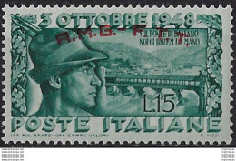 1948 Trieste A Ponte Di Bassano MNH Sassone N. 33 - Unclassified