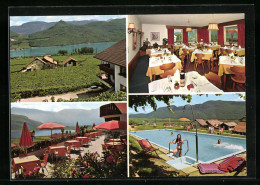 Cartolina Kaltern, Pension Haus Am Hang Mit Schwimmbecken  - Other & Unclassified