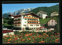 Cartolina Selva Di Val Gardena, Hotel Bel Mont Mit Bergpanorama  - Other & Unclassified