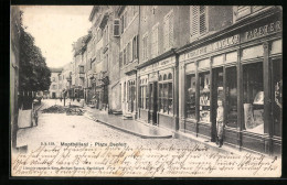 CPA Montbéliard, Place Denfert  - Montbéliard