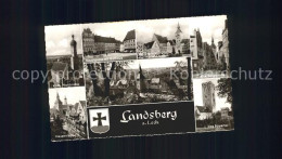 72217718 Landsberg Lech Alte Bergstrasse Bayertor Hauptplatz Rathaus Landsberg - Landsberg