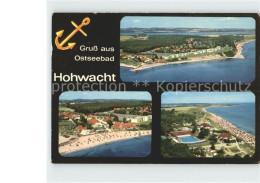 72217350 Hohwacht Ostseebad Fliegeraufnahme Strand Schwimmbad  Hassberg - Autres & Non Classés