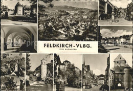 72210278 Feldkirch Vorarlberg Wehrturm Laubengaenge Tor  Feldkirch - Autres & Non Classés