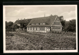 AK Bückeburg, Blick Zur Webschule, Fachwerkhaus  - Bückeburg