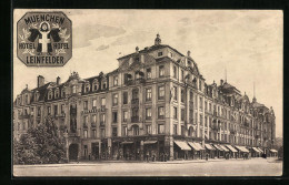 AK München, Hotel Leinfelder  - Muenchen