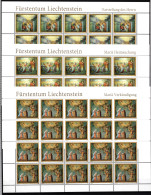 Liechtenstein 1577-1579 Postfrisch Kleinbogensatz / Kunst #II599 - Autres & Non Classés