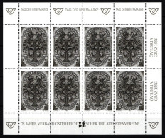 Österreich 2158 Postfrisch Kleinbogen Als Schwarzdruck #JH256 - Otros & Sin Clasificación