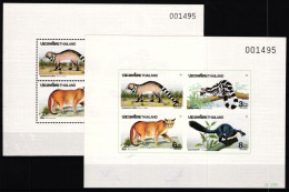 Thailand Block 38 A+B Postfrisch Katze #JH267 - Thailand