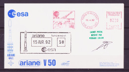 Espace 1992 04 15 - ESA - Ariane V50 - Officielle - Paris - Europe