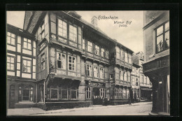 AK Hildesheim, Hotel Wiener Hof Von Der Strasse Gesehen  - Hildesheim