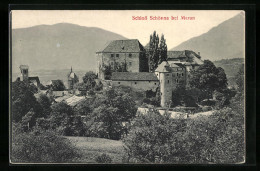 Cartolina Schönna Bei Meran, Blick Auf Das Schloss  - Autres & Non Classés