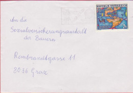 Brief 1992 - Mi 2062 (4) : EUROPA - 500. Jahrestag Der Entdeckung Von Amerika , SST 8793 Trofaiach - FDC