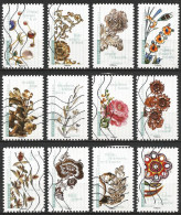 France 2017 - Mi 6724/35 - YT Ad 1410/21 ( Flowers In Art ) Complete Set - Used Stamps