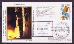 Espace 1992 07 09 - CNES - Ariane V51- Lanceur - Europe