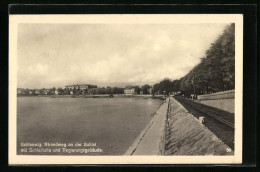 AK Schleswig, Strandweg An Der Schlei Mit Schleihalle Und Regierungsgebäude  - Schleswig