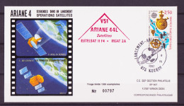 Espace 1992 07 09 - SEP - Ariane V51 - Enveloppe - Europe