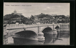 AK Torino, Ponte Umberto I. Et Monte Cappuccini, Strassenbahn  - Tramways