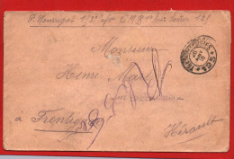 (RECTO / VERSO) ENVELOPPE DU 26/01/1916 AVEC CACHET TRESOR ET POSTES SECT. N° 125 - Briefe U. Dokumente