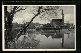 AK Frontenhausen /Ndb. Partie An Der Vils Mit Kirche  - Autres & Non Classés